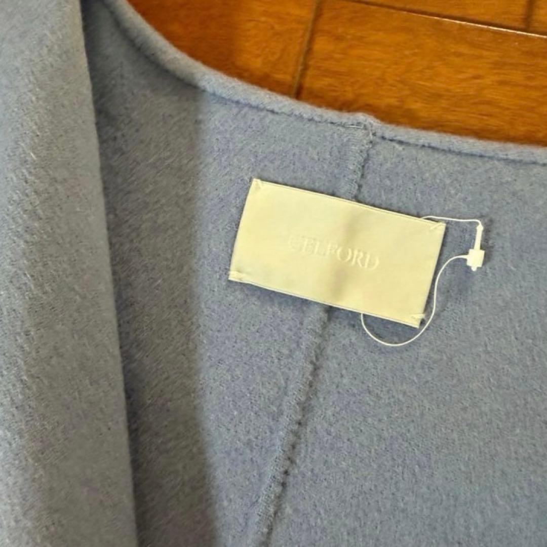 【美品】CELFORD ロングコート リバーコート 36サイズ