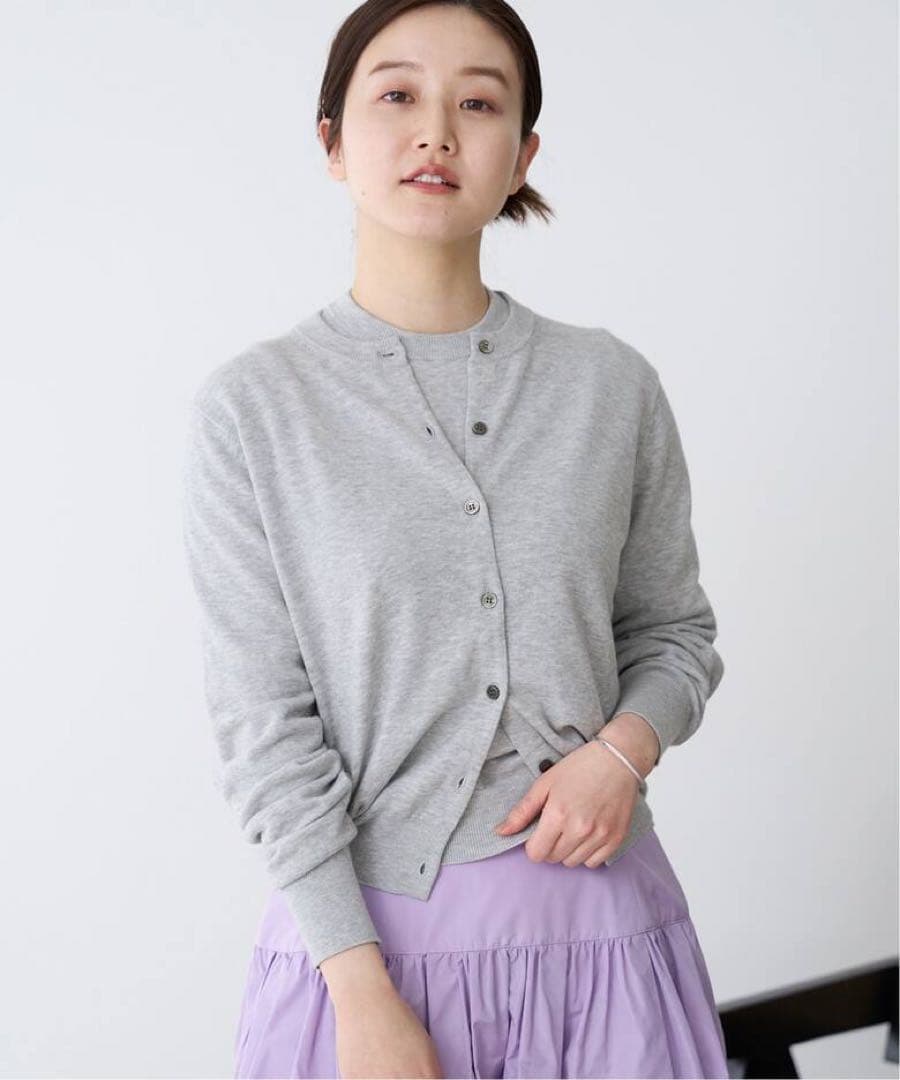 IENAイエナ　ストレッチアンサンブルニット