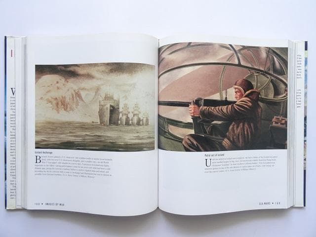 洋書◆第二次世界大戦をテーマにした画集 作品写真集 本 ミリタリー 戦争 絵画