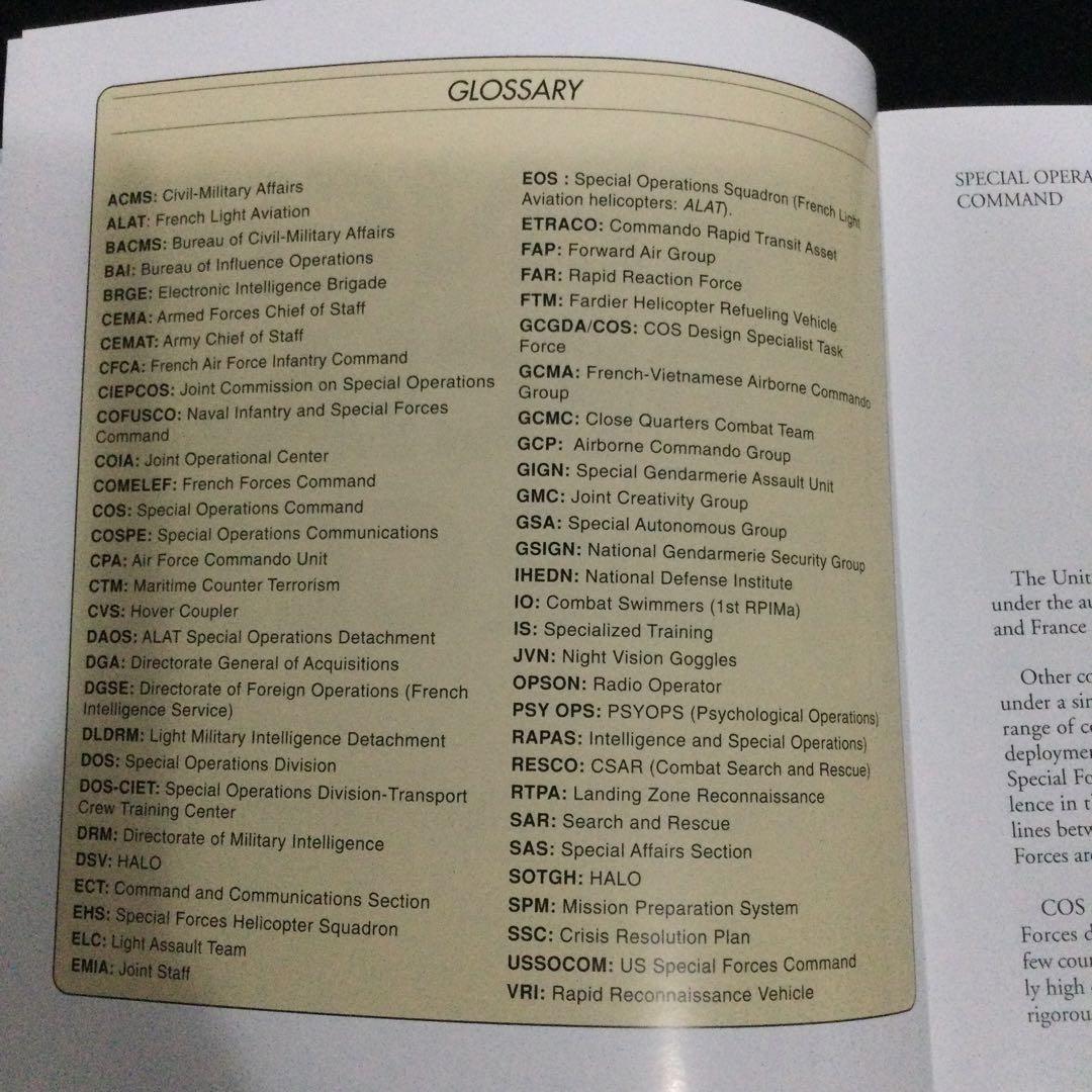 フランス軍　特殊部隊　洋書　ミリタリー　Military 飛行機　軍隊 兵士　車