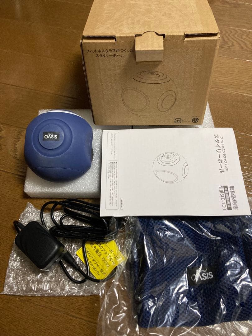 東急スポーツオアシス　スタイリーボール 青　フィットネス　エクササイズ