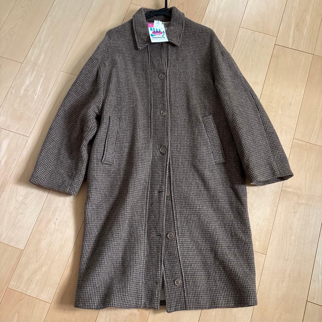 ジャケット・アウター nokcha hounds tooth check coat