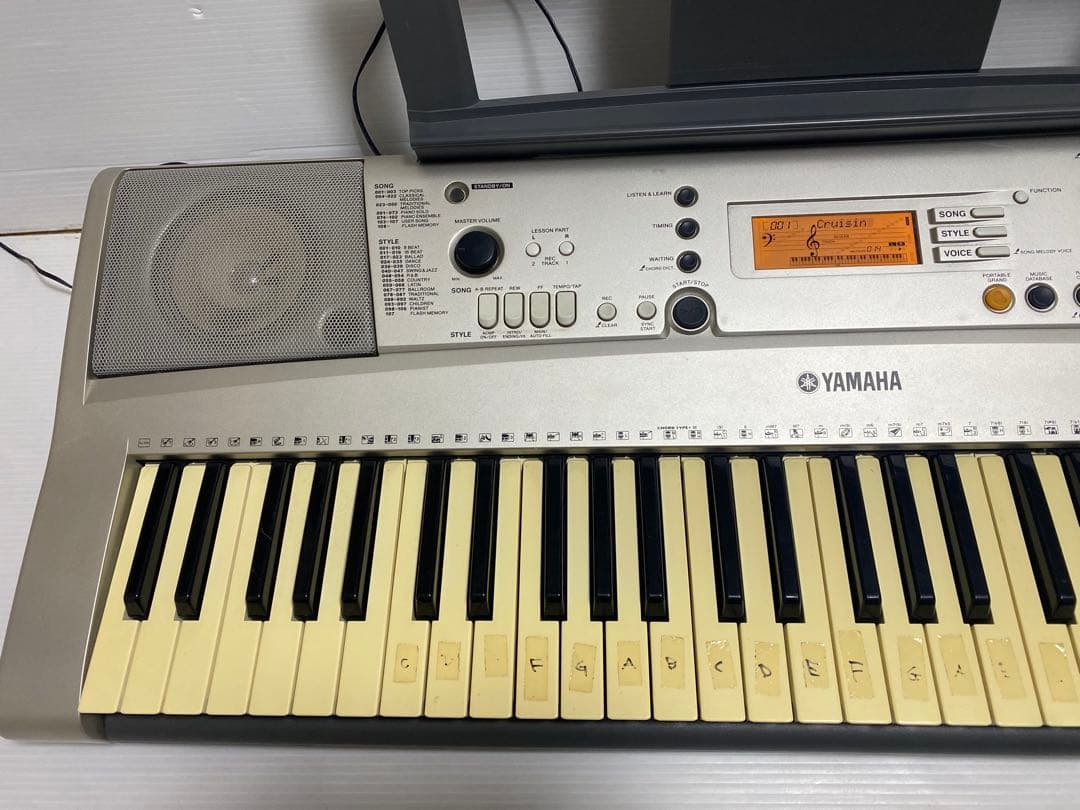 YAMAHA ヤマハ 高音質 キーボード PSR-E313 動作確認済 レトロ