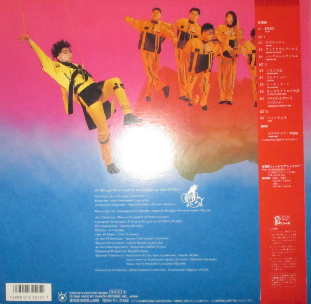 有頂天　ピース　ケラリーノ・サンドロヴィッチ　ナゴム　LP　レコード
