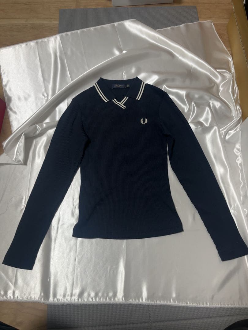 ゆ*読様 FRED PERRY Twin Tipped Ribbed Polo