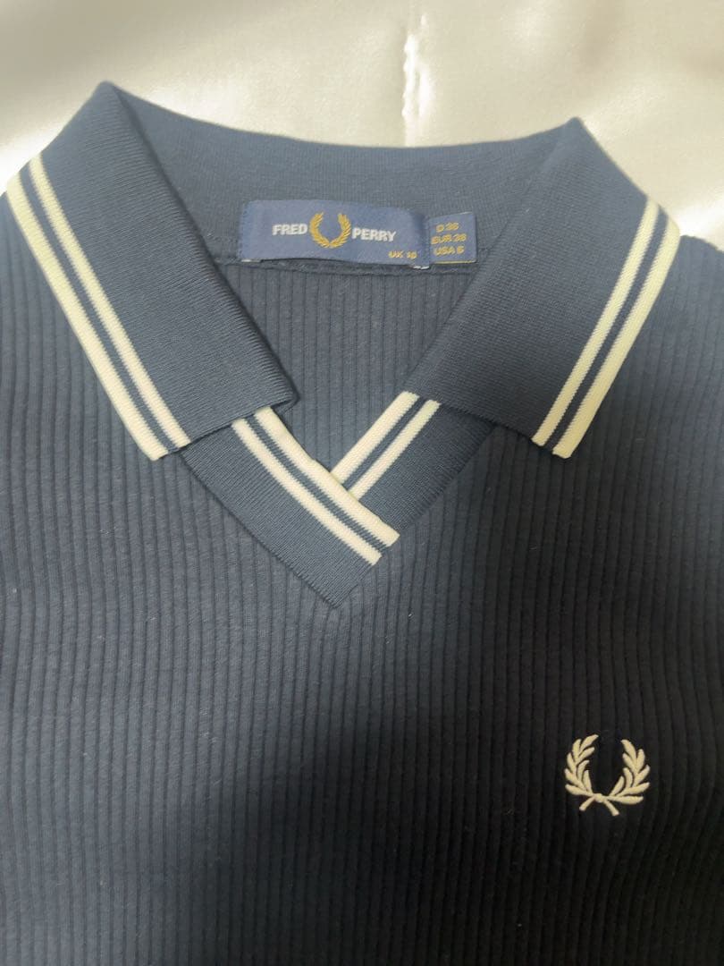 ゆ*読様 FRED PERRY Twin Tipped Ribbed Polo