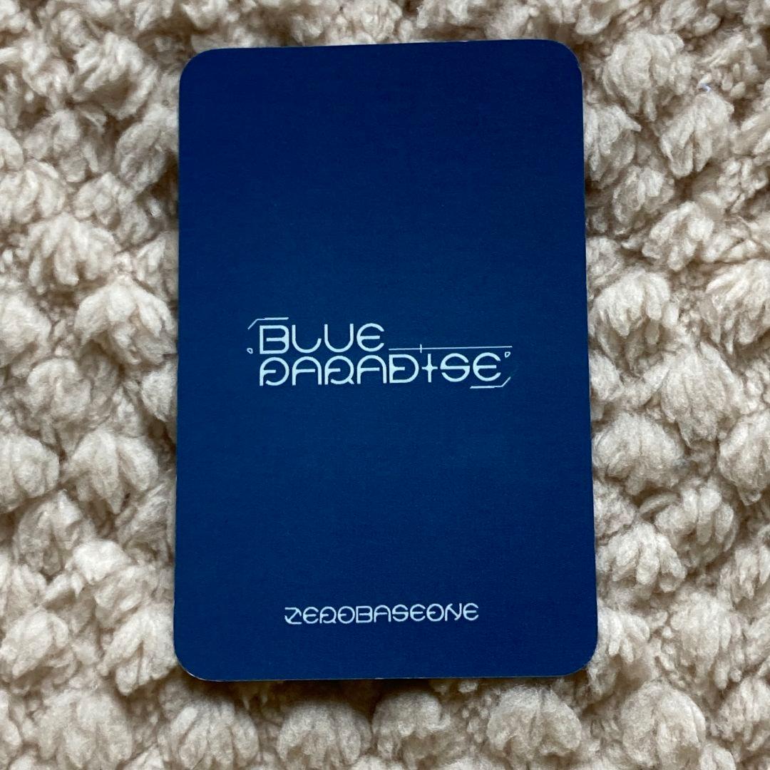 zb1 BLUE PARADISE ジャンハオ サノク 韓国 トレカ