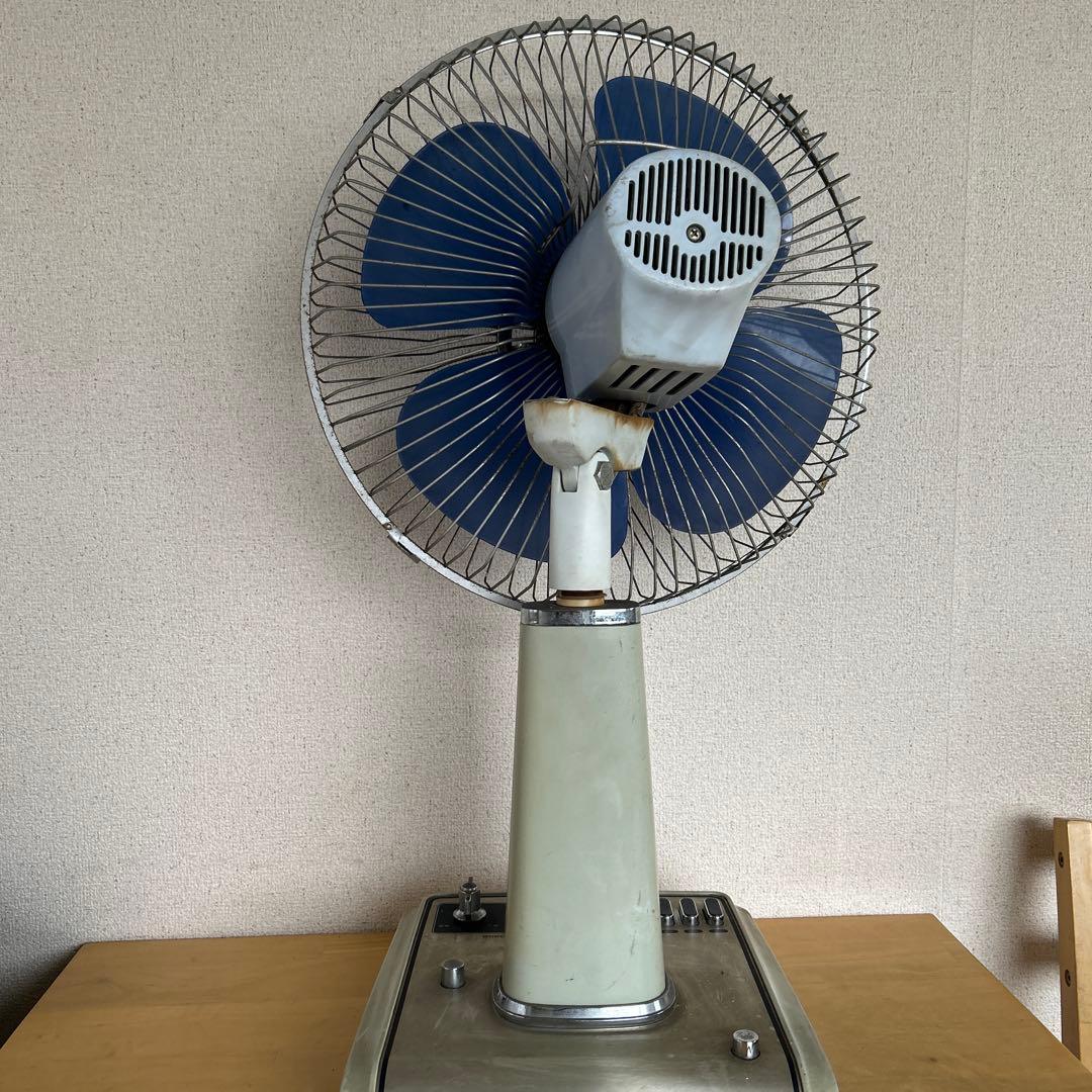 東芝 扇風機 Hー35DB 4枚羽 昭和レトロ アンティーク 稼動品