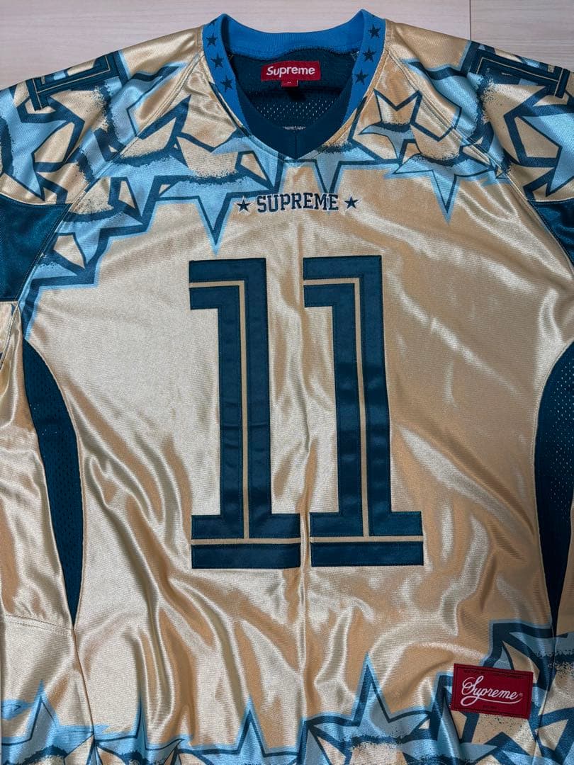 Supreme Stars Football Jersey ゴールド　Mサイズ