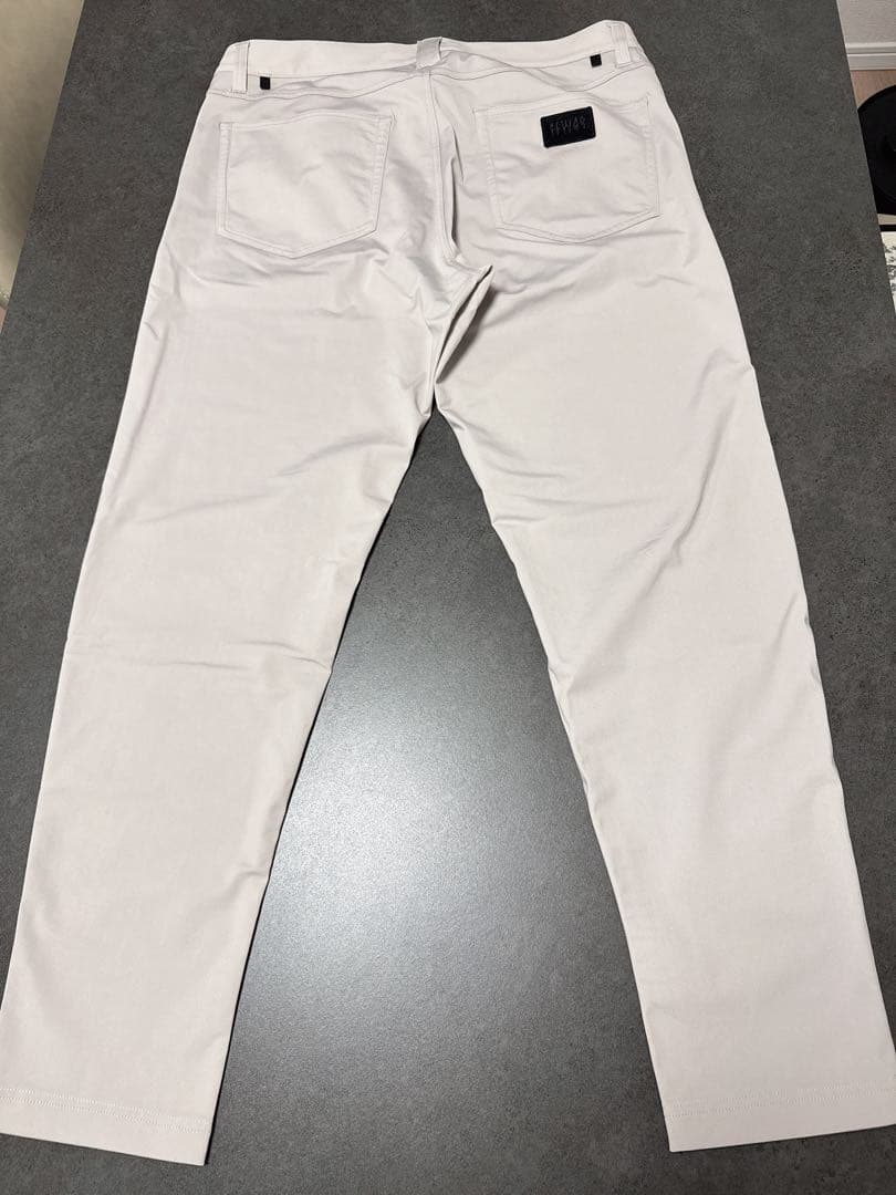 【春夏新品】TFW49 ゴルフパンツ メンズ XL ライトグレー ストレッチ