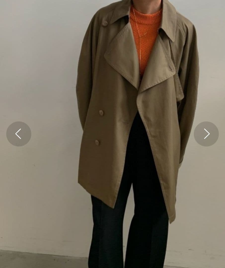 アメリ MANTECO CLASSY TRENCH JACKET