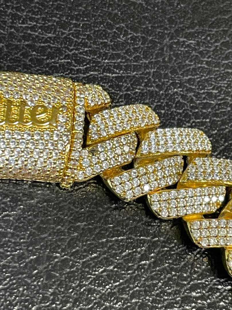 Glitter ゴールド チェーンネックレス