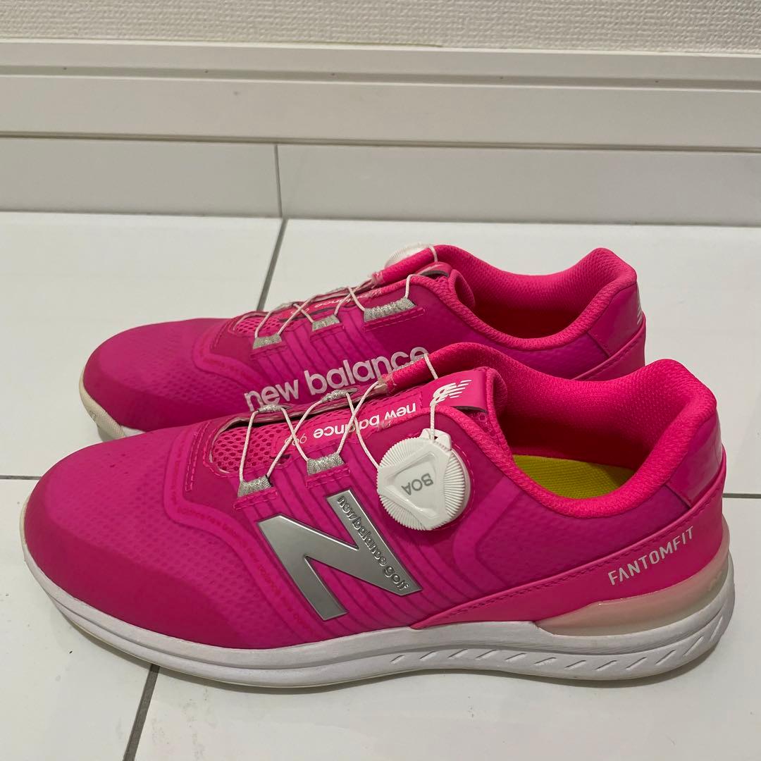 美品　ゴルフシューズ レディース　New Balance 23 ピンク