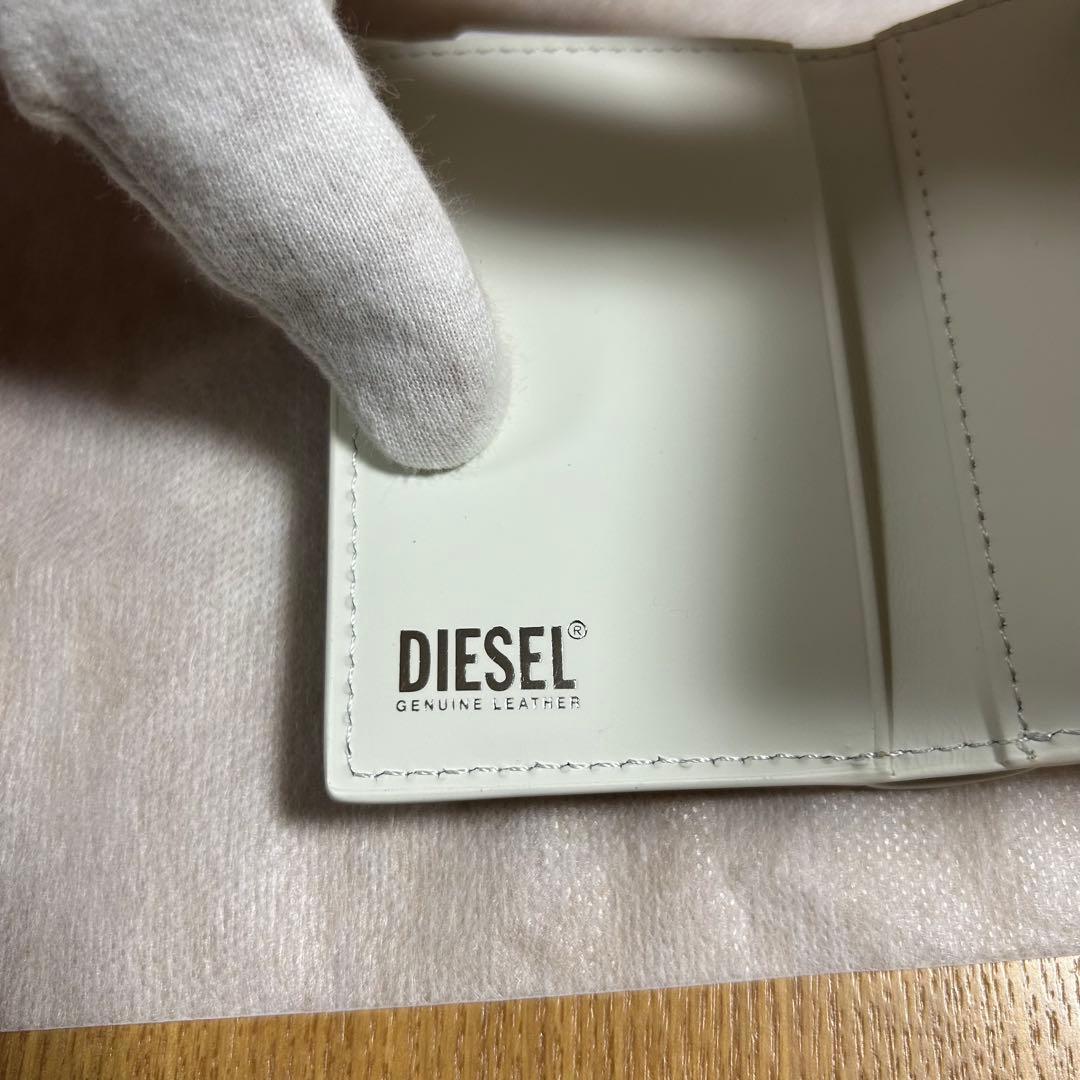DIESEL ディーゼル ホワイト 三つ折り財布 新品未使用