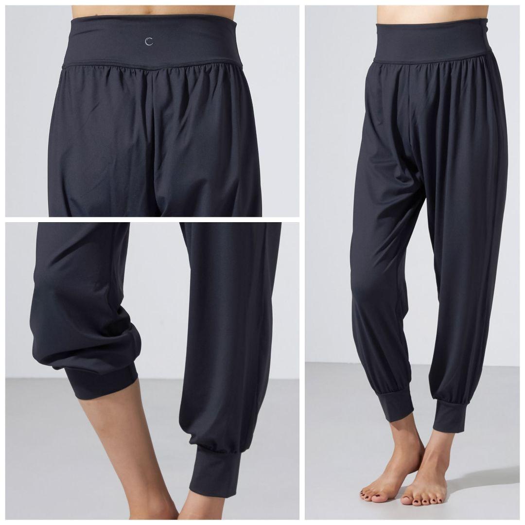 S【未使用】チャコット スキンシリーズ パンツ 紺＊ ヨガウェア バレエ ダンス