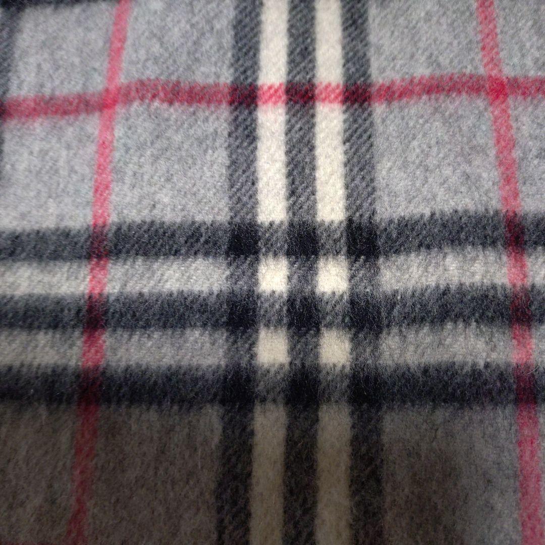 Burberrysノバチェックマフラー カシミア100% 美品 英國製