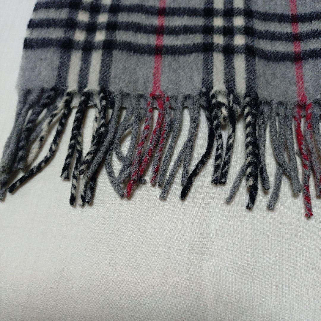 Burberrysノバチェックマフラー カシミア100% 美品 英國製
