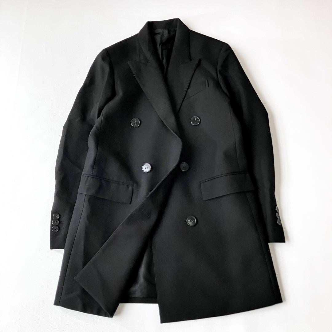 セオリー Project ダブルジャケットコート 定価8.9万円 黒 サイズ2