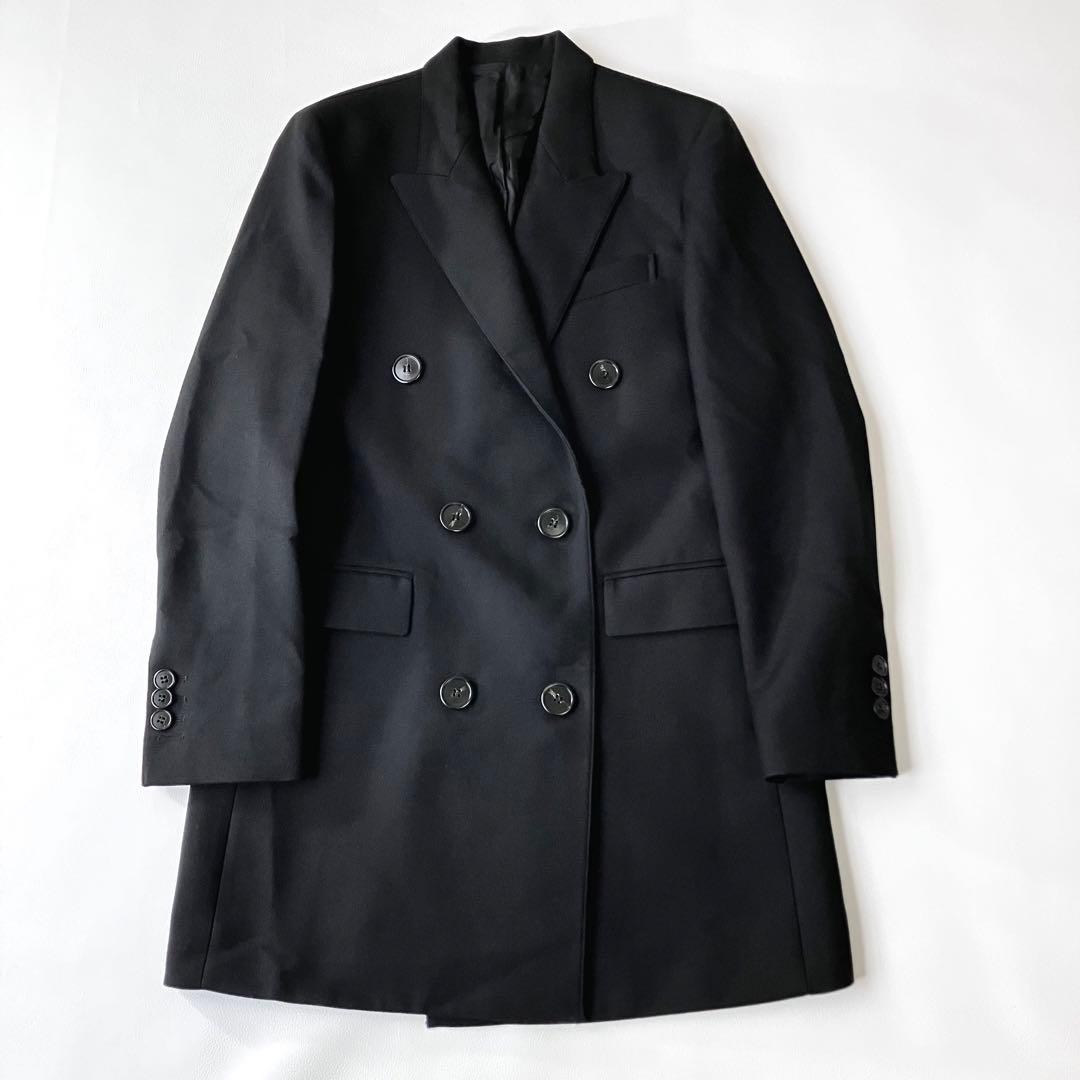 セオリー Project ダブルジャケットコート 定価8.9万円 黒 サイズ2