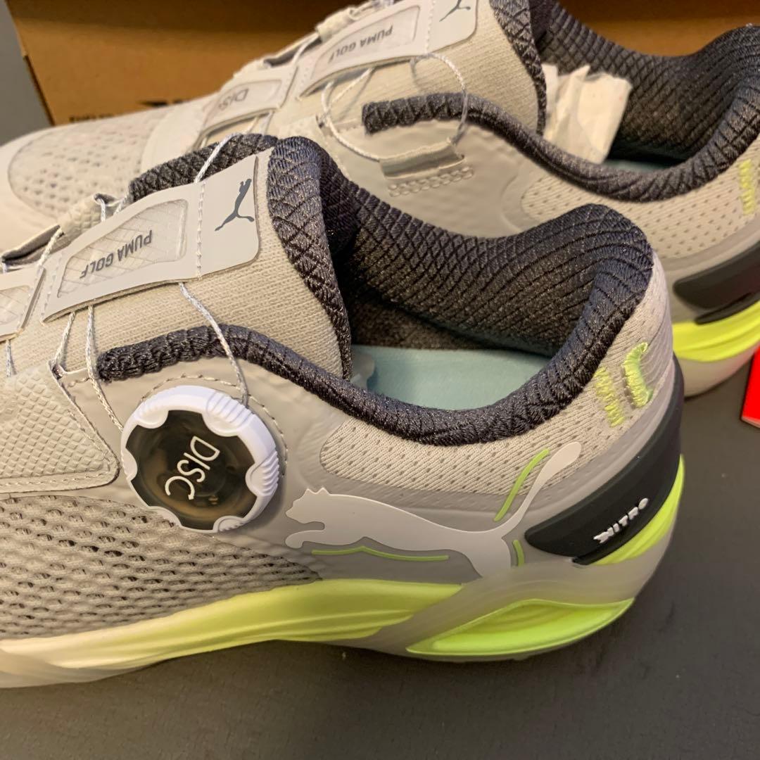 PUMA GOLF ☆プーマニトロ ゴルフシューズ ☆グレー/イエロー