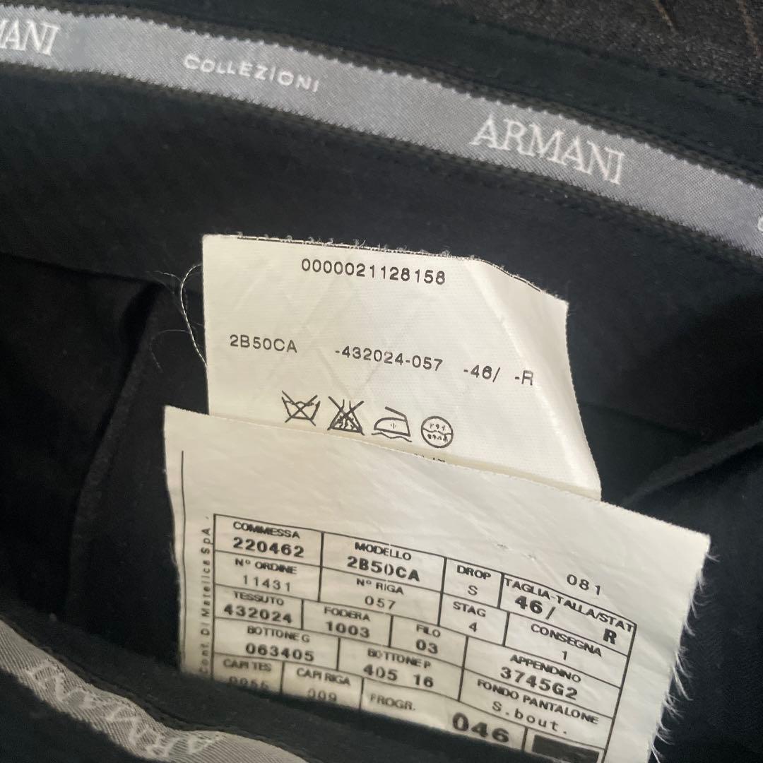 ARMANI COLLEZIONI ストライプスーツ セットアップ