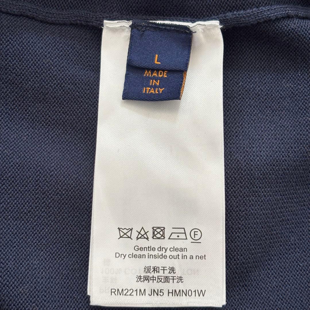 ルイヴィトン×NIGO LV ハートロゴ ニットTシャツ メンズL ネイビー