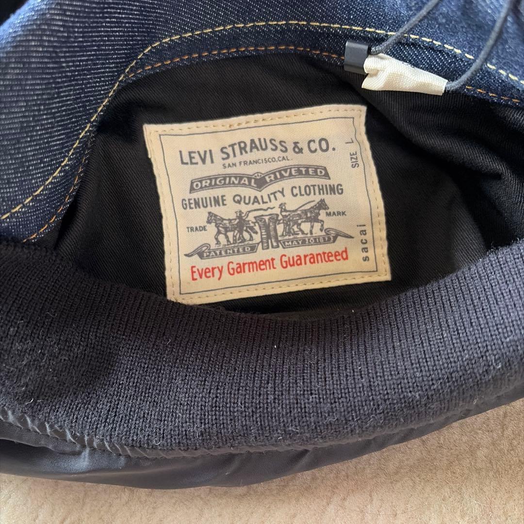 Sacaiリーバイス　リバーシブルツイルブルゾン　25ss サイズ3