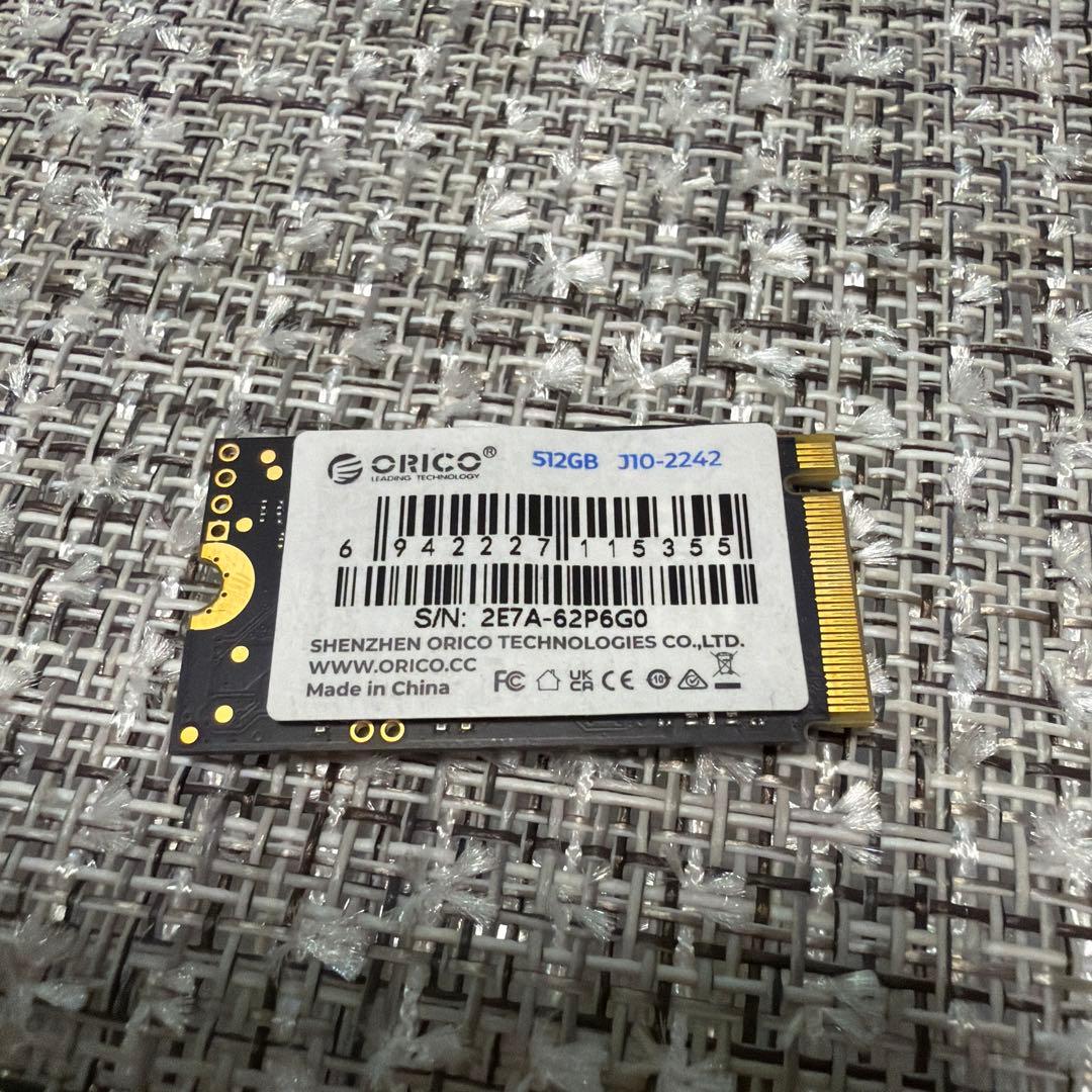 内蔵型SSD Orico M.2 SSD 512GB