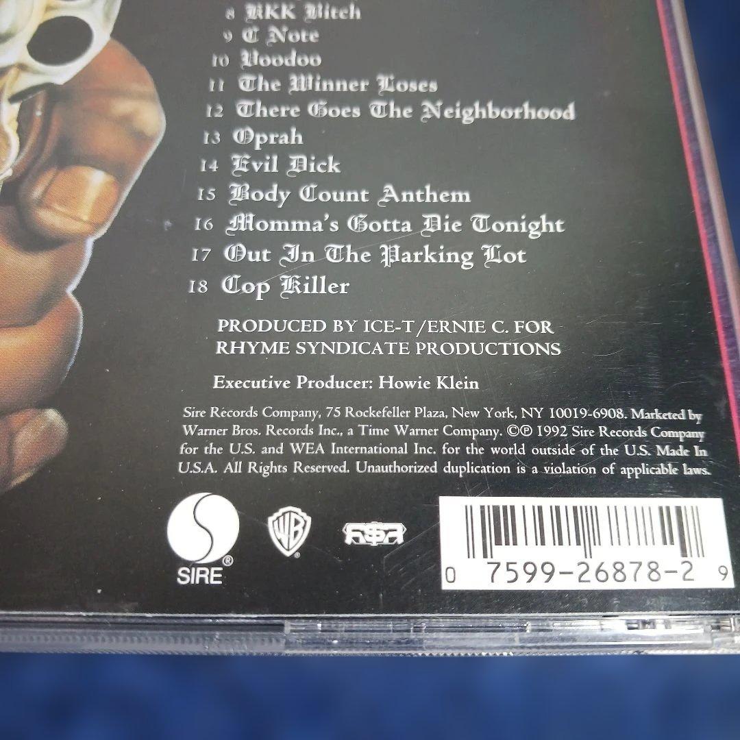 BODY COUNT ボディ カウント cop killer 収録