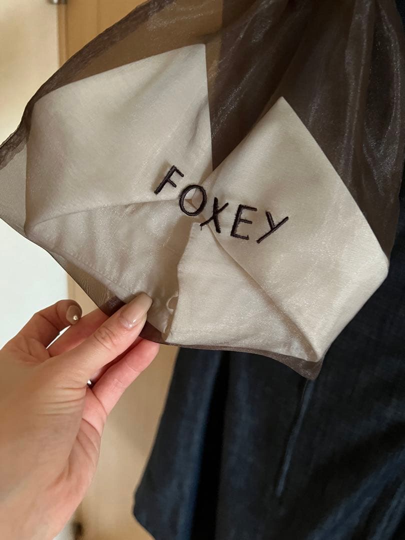 FOXEY Brillante Dress ノースリーブ Aライン