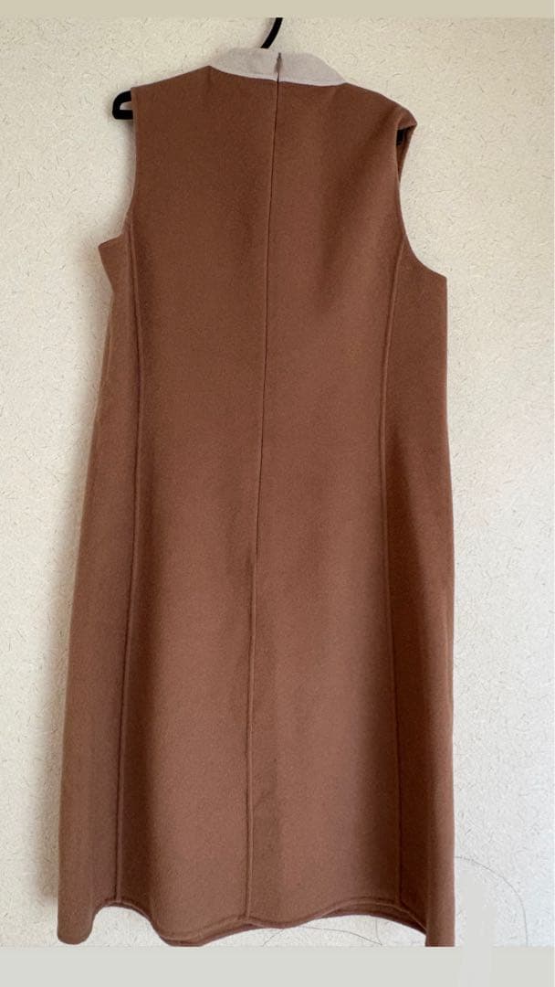 SMaxMara クチートアマーノ ウール ノースリーブワンピース