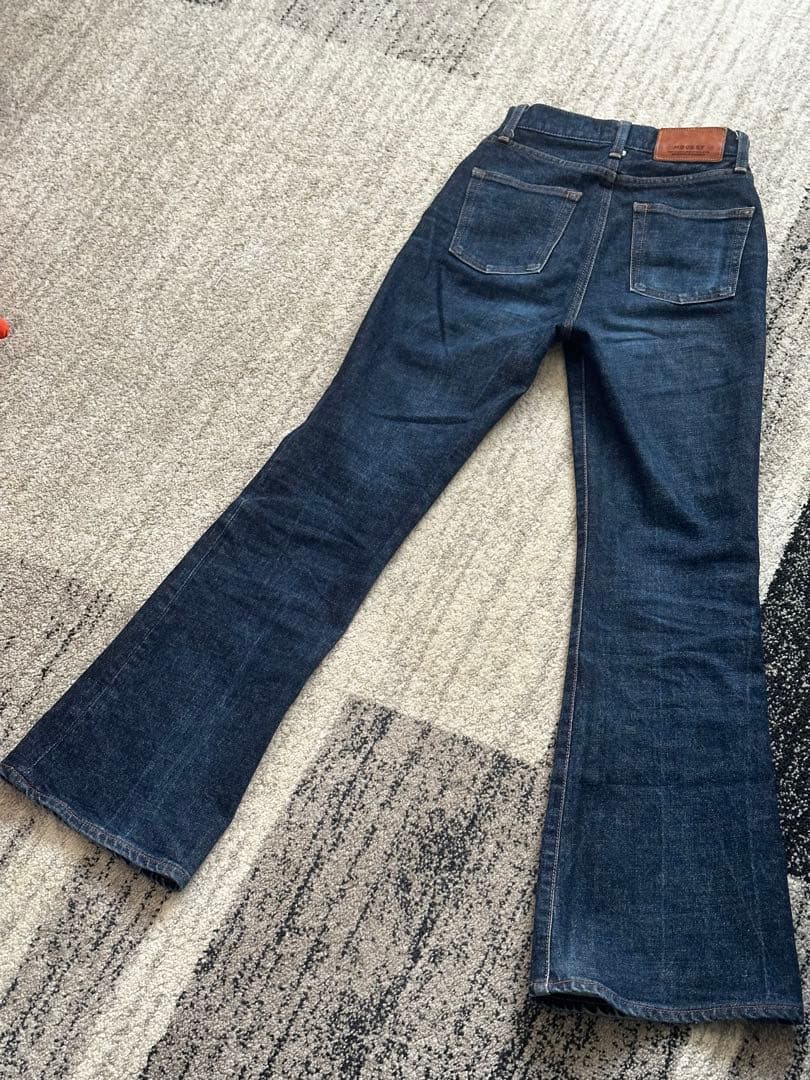 パンツ moussy mvs flare denim 23in