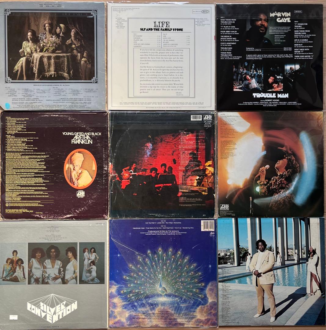 1970 年代Soul Funk LPレコード9枚セット