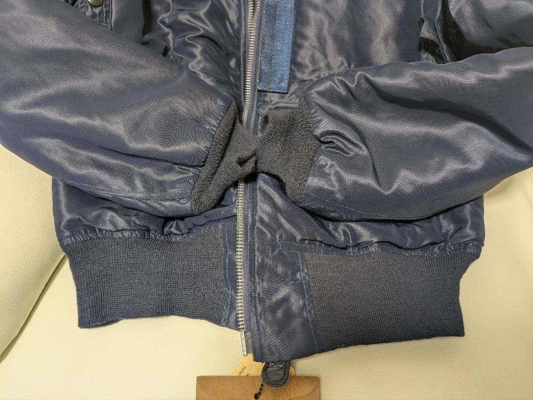 【未使用品】バズリクソンズ B-15C 34 紺 CROWNジップ タグ付き