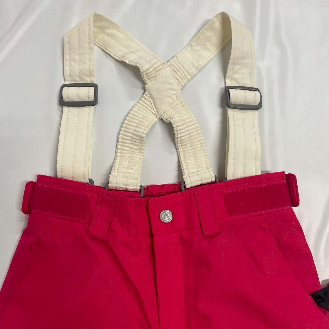 ARBN白×ピンク スキーウェア上下セット 130cm AB33WW1406J②