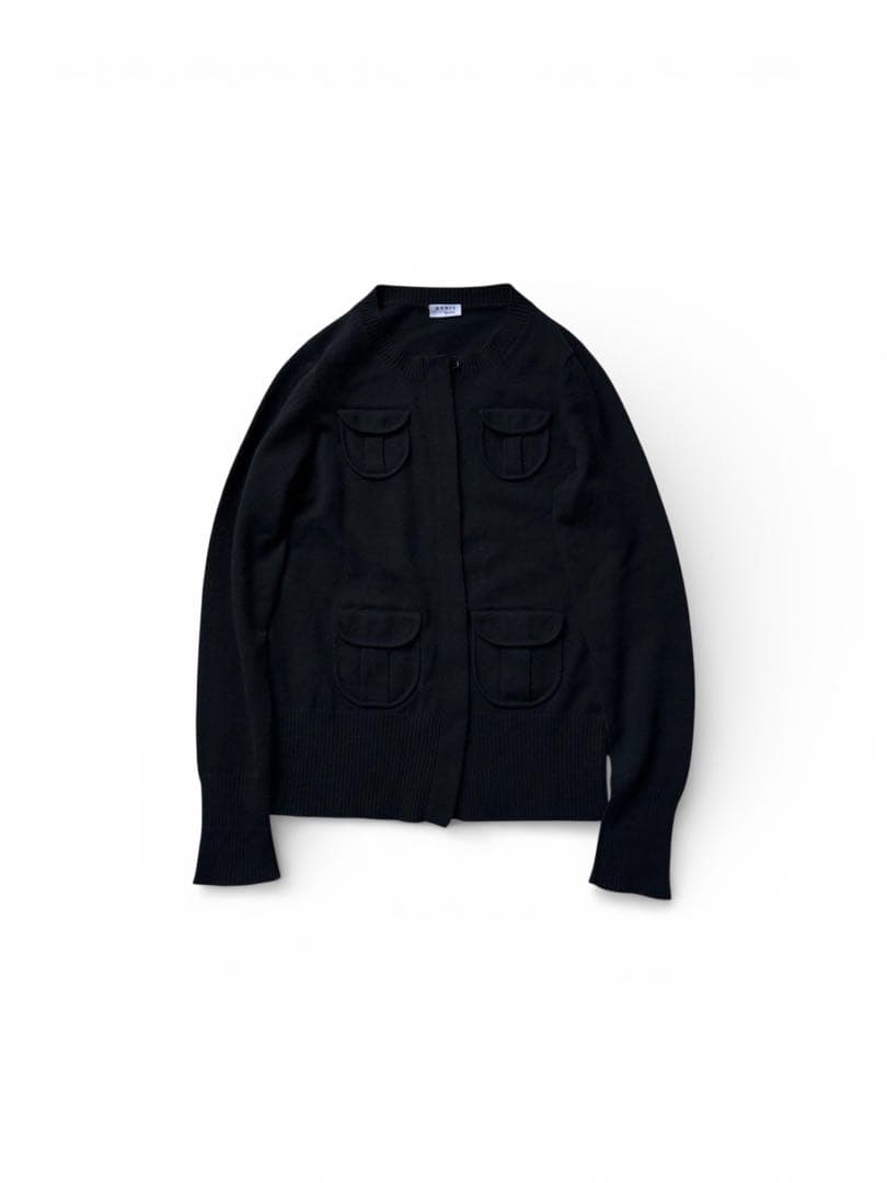 AKRIS カーディガン　カシミヤアンゴラシルク混