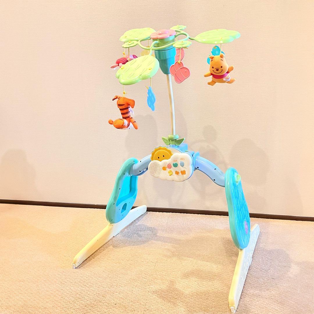【美品】くまのプーさん ジムにへんしん プーメリー えらべる回転6WAY
