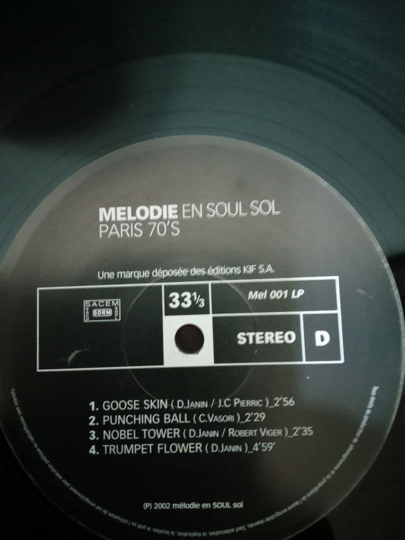 MELODIE EN SOUL SOL　レアグルーヴ　JAZZ FUNK コンピ