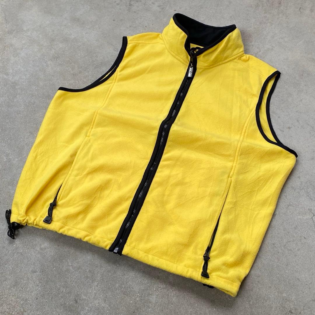 90s ebtek フリースベスト 古着 eddie bauer old gap