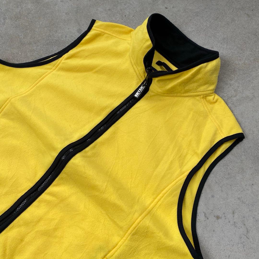 90s ebtek フリースベスト 古着 eddie bauer old gap