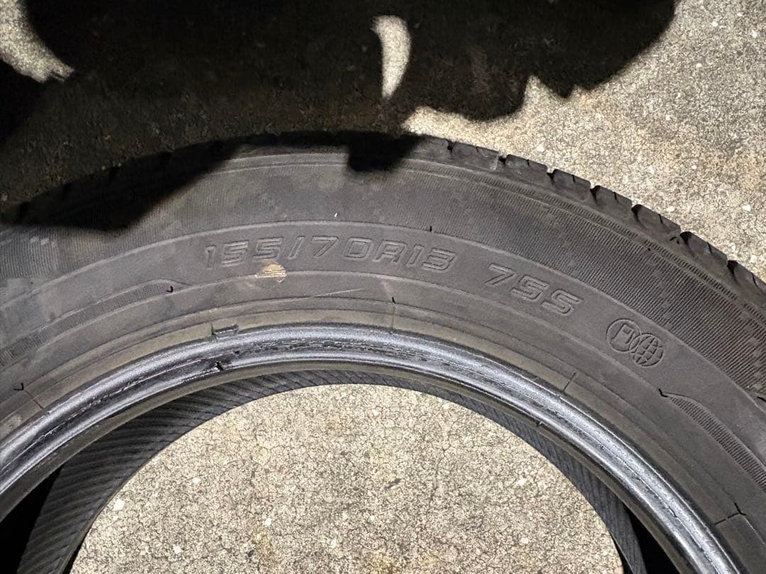 DUNLOP サマータイヤ 155/70R13 4本セット！早い者勝ち