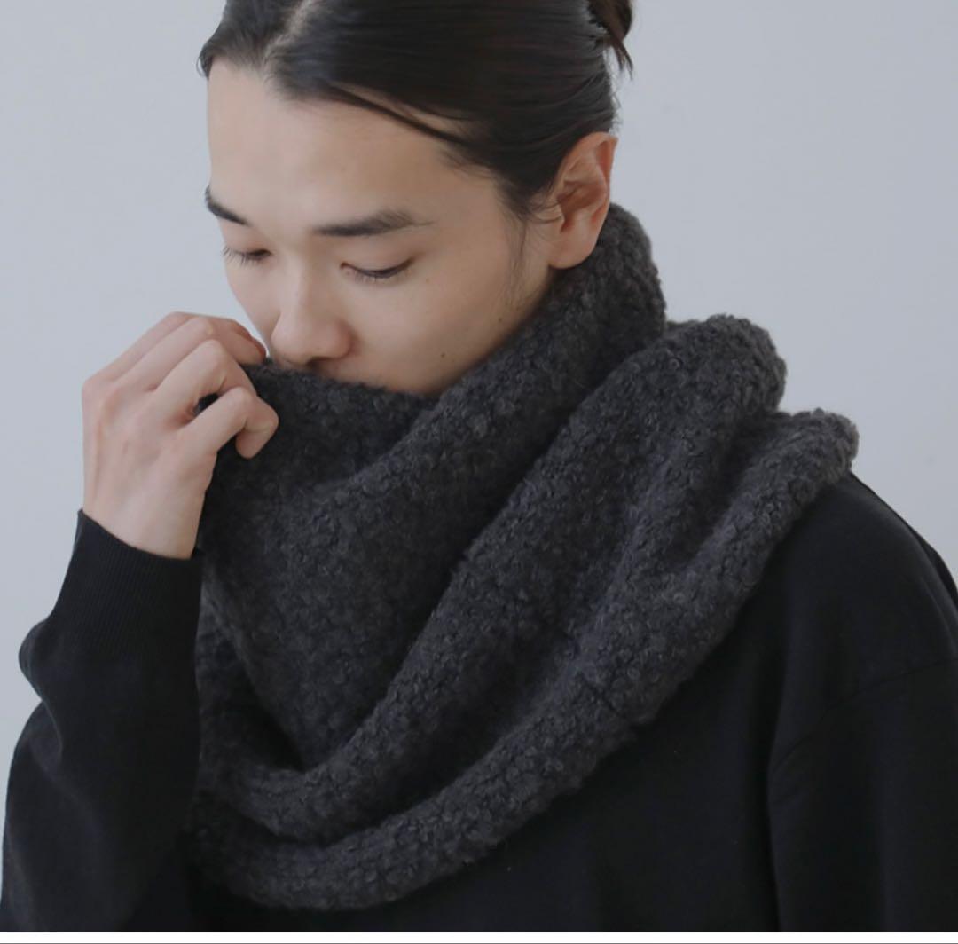 evam eva アルパカスヌード alpaca wool snood ホワイト