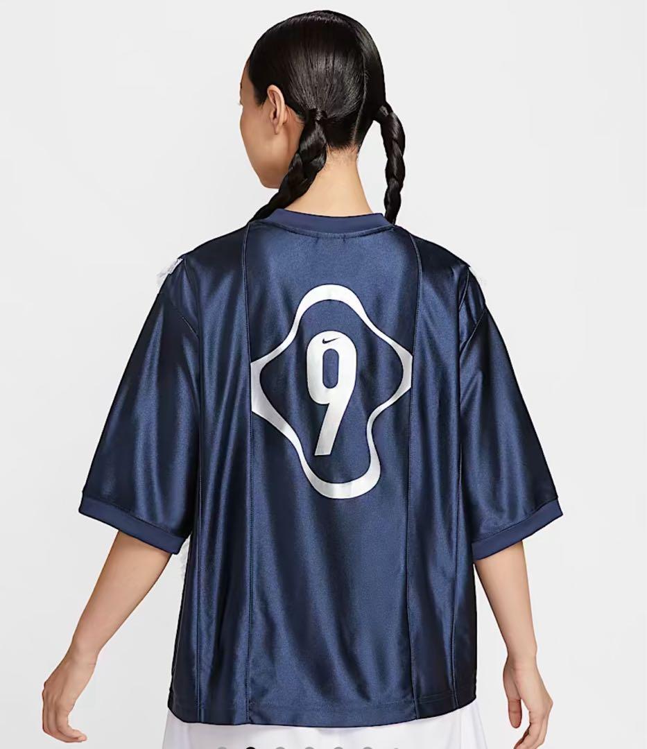 NIKE グラフィックジャージートップス　ネイビー　XS 新品タグ付き