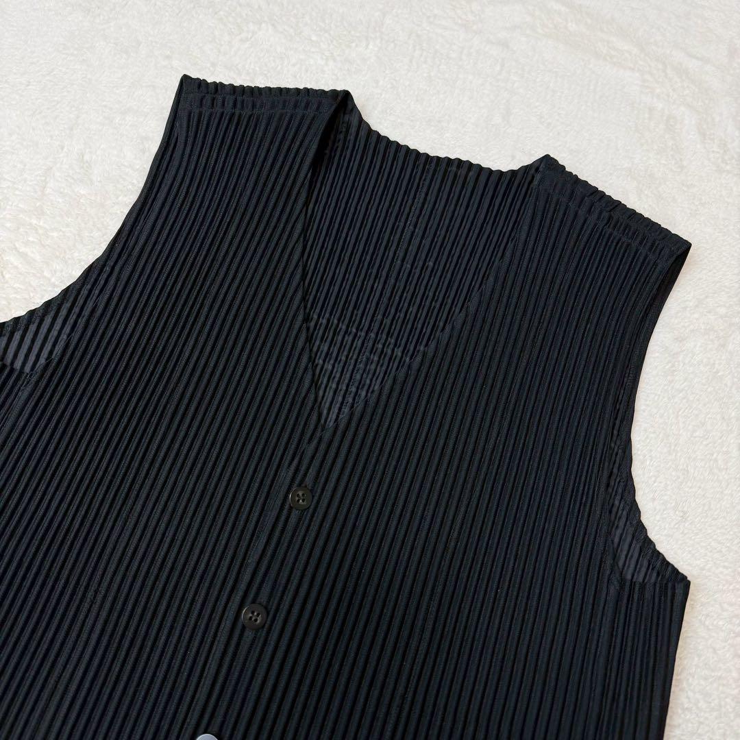 HOMME PLISSÉ ISSEY MIYAKE プリーツベスト　Lサイズ相当
