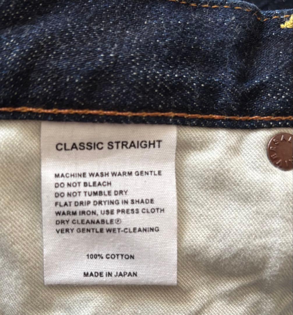 HYKE ハイク CLASSIC STRAIGHT デニム パンツ 濃紺 29