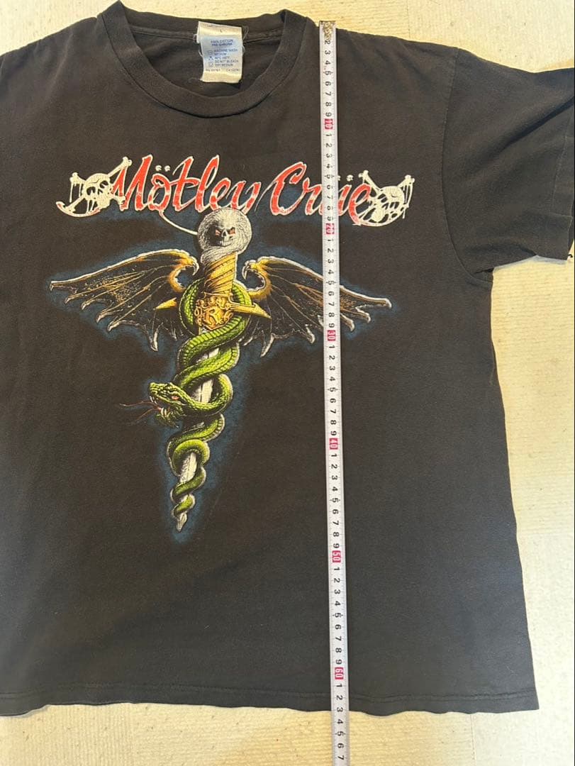 古着90s Mötley Crüeモトリー・クルー バンドブロッカム　Lサイズ