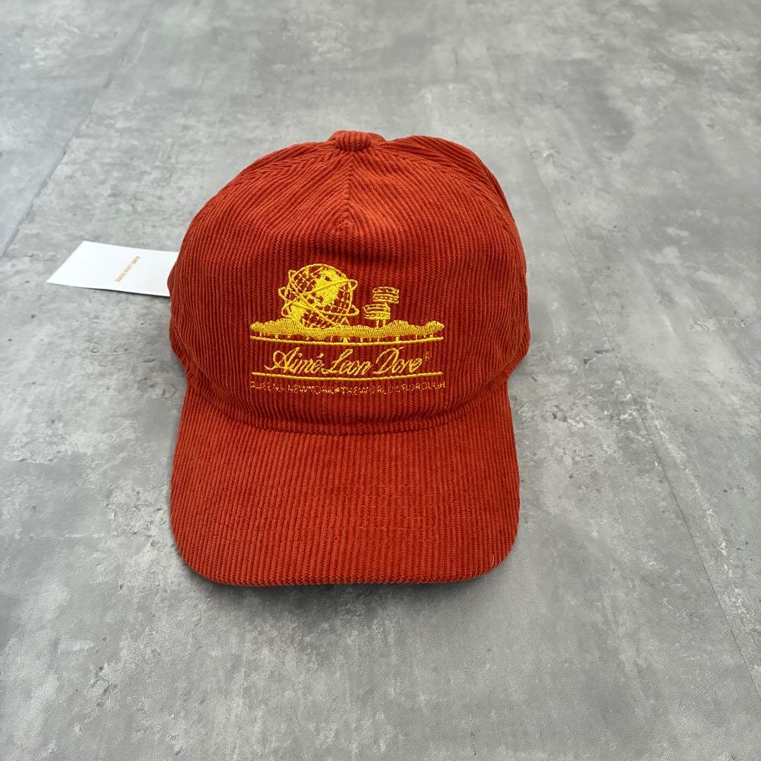 AIMÉ LEON DORE コーデュロイキャップ　オレンジ