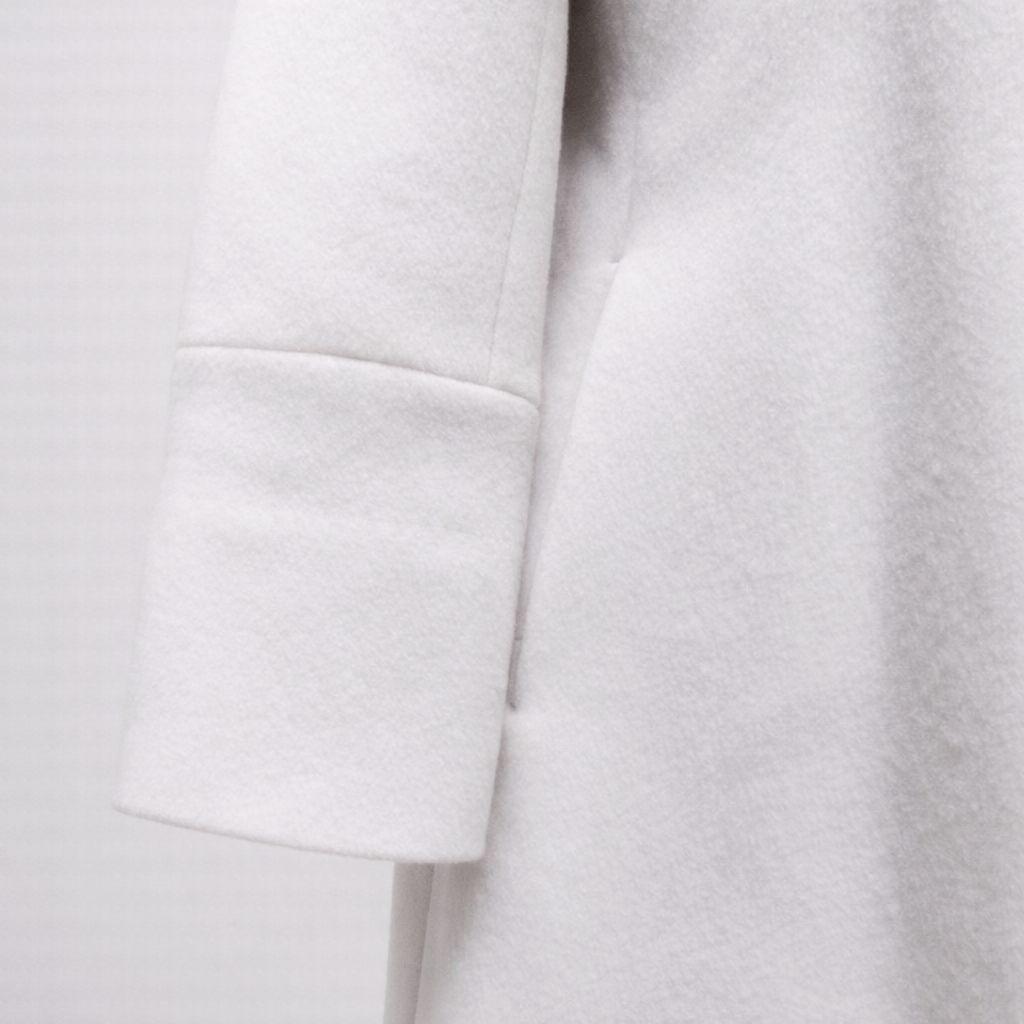 ❄最終価格❄ FRAY I.D MANTECO ノーカラーコート 白 サイズ1