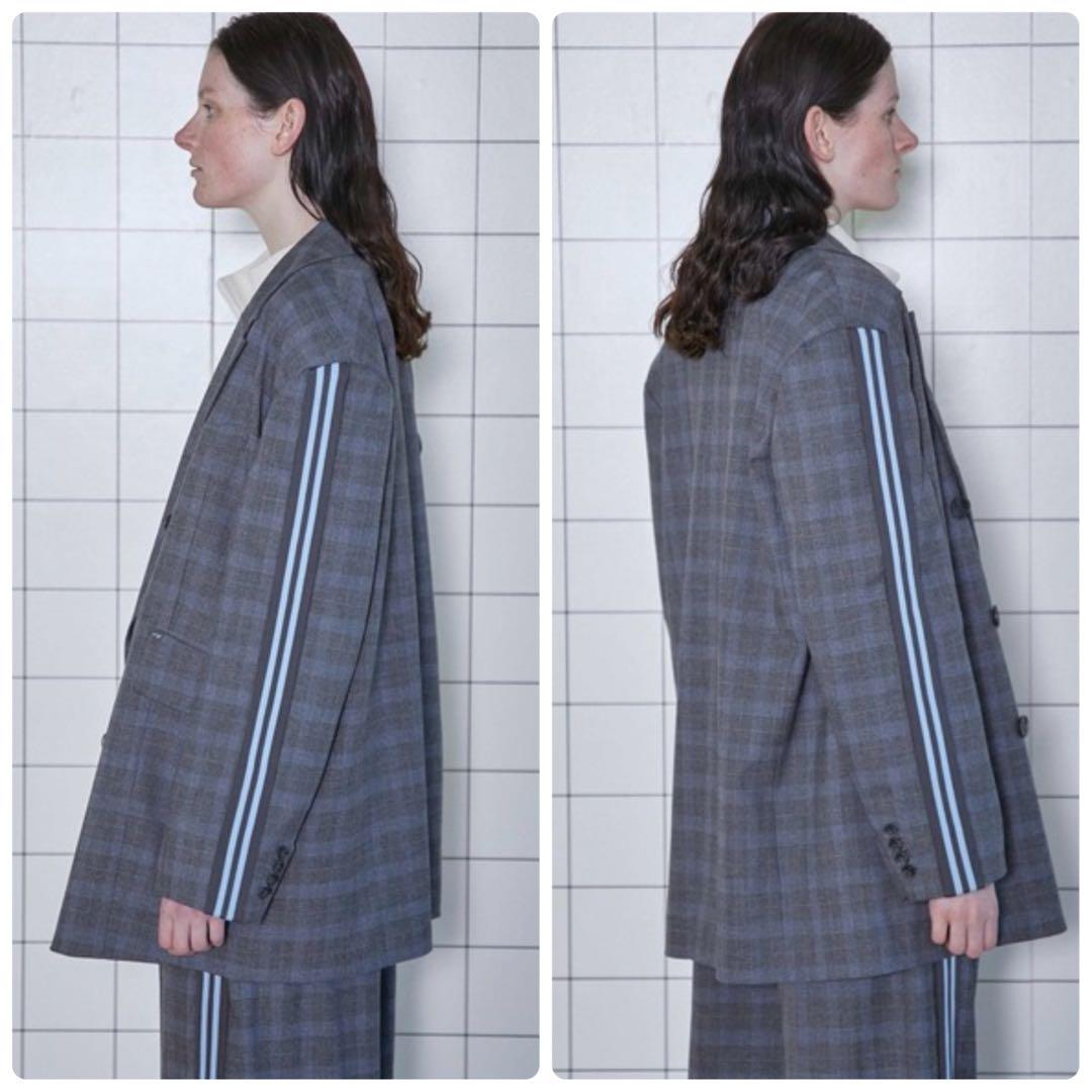 完売品✨MAISON SPECIAL サイドラインオーバージャケット グレー