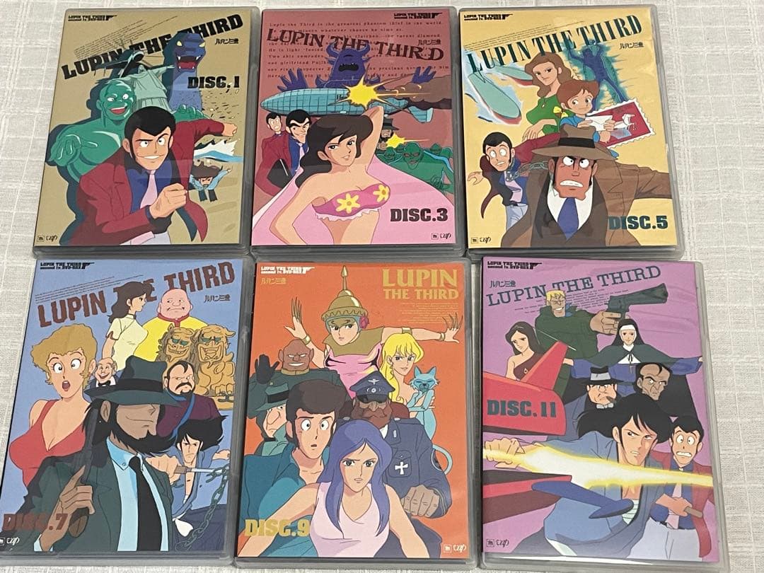 LUPIN THE THIRD second tv，DVD－BOX